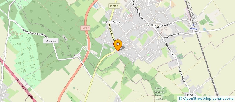 localisation de l'entreprise MONSIEUR MATHIEU BARAKIAN à VIMY