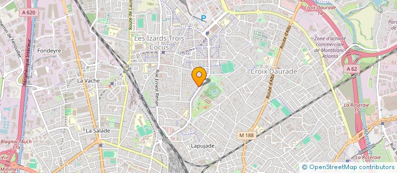 localisation de l'entreprise MONSIEUR MATHIEU BARBIER  TOULOUSE