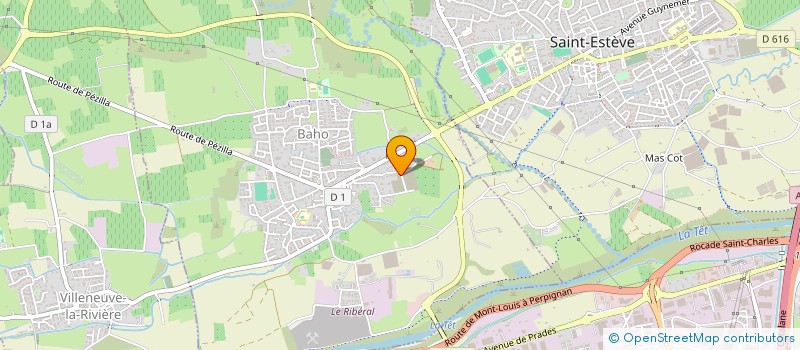 localisation de l'entreprise MONSIEUR MATHIEU BARELIER  BAHO