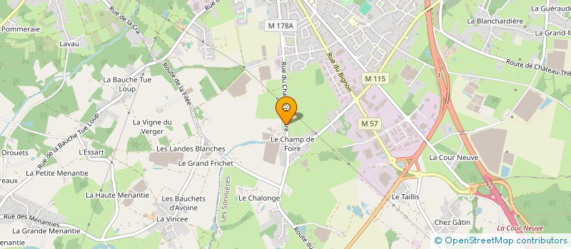 localisation de l'entreprise MONSIEUR MATHIEU BARGAIN à LES SORINIERES