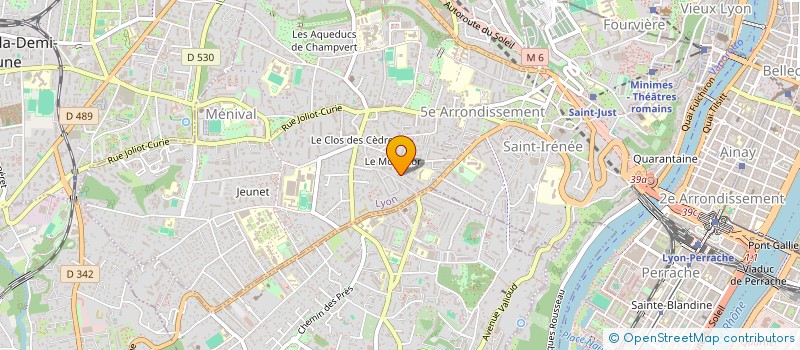 localisation de l'entreprise MONSIEUR MATHIEU BARIOZ à LYON
