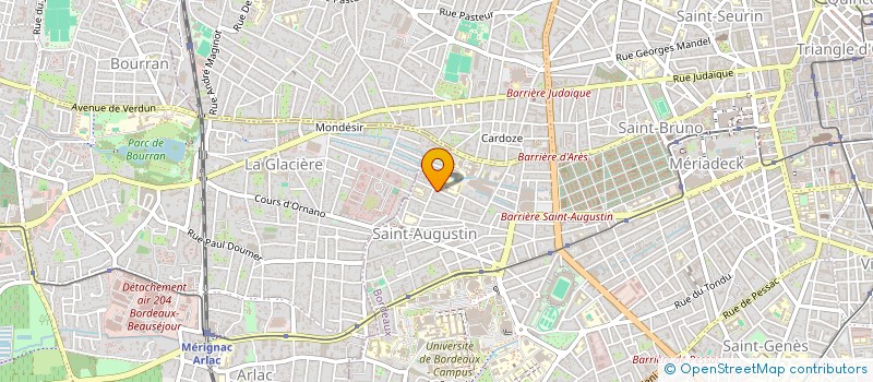 localisation de l'entreprise MONSIEUR MATHIEU BARIS  BORDEAUX