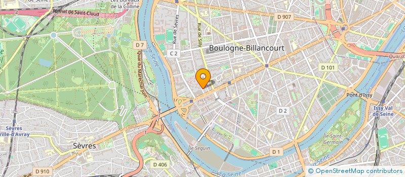 localisation de l'entreprise MONSIEUR MATHIEU BAROIN à BOULOGNE-BILLANCOURT