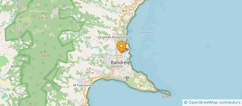 localisation de l'entreprise MONSIEUR MATHIEU BARON à BANDRELE
