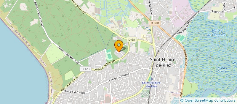 localisation de l'entreprise MONSIEUR MATHIEU BARREAU à SAINT-HILAIRE-DE-RIEZ