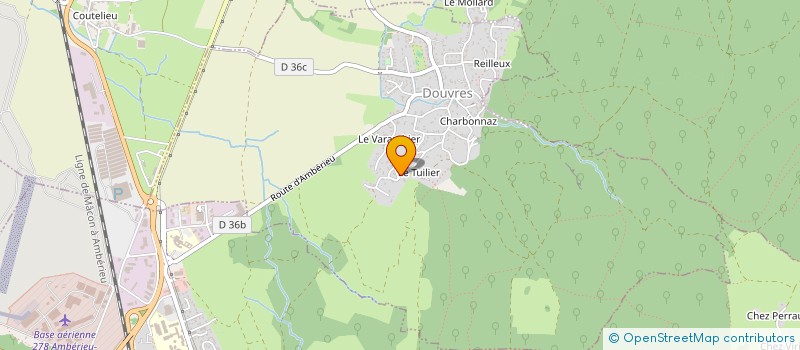 localisation de l'entreprise MONSIEUR MATHIEU BARTHELEMY  DOUVRES