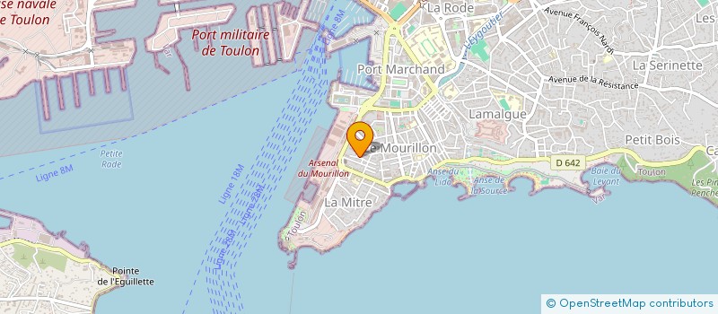 localisation de l'entreprise MONSIEUR MATHIEU BASSEE  TOULON