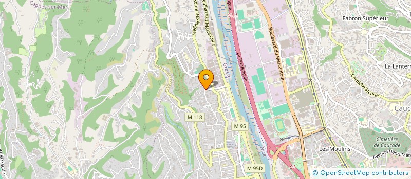 localisation de l'entreprise MONSIEUR MATHIEU BASTIANAGGI  SAINT-LAURENT-DU-VAR