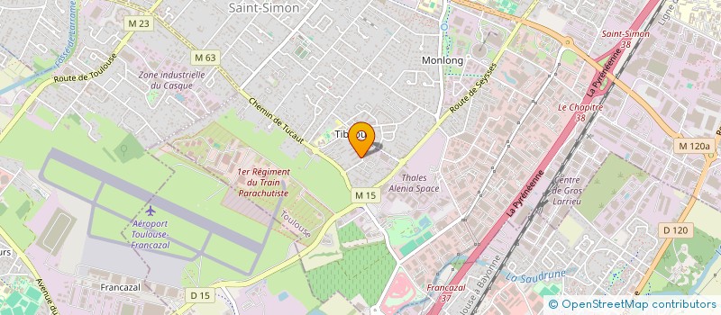 localisation de l'entreprise MONSIEUR MATHIEU BASTIDE à TOULOUSE