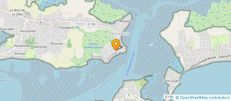 localisation de l'entreprise MONSIEUR MATHIEU BASTILLE  LE TOUR-DU-PARC