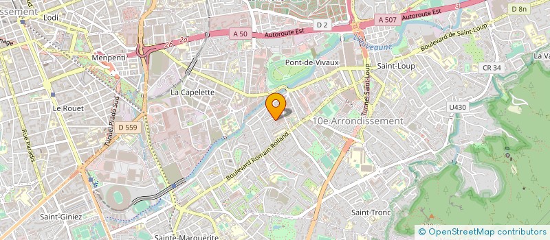 localisation de l'entreprise MONSIEUR MATHIEU BATTISTA à MARSEILLE