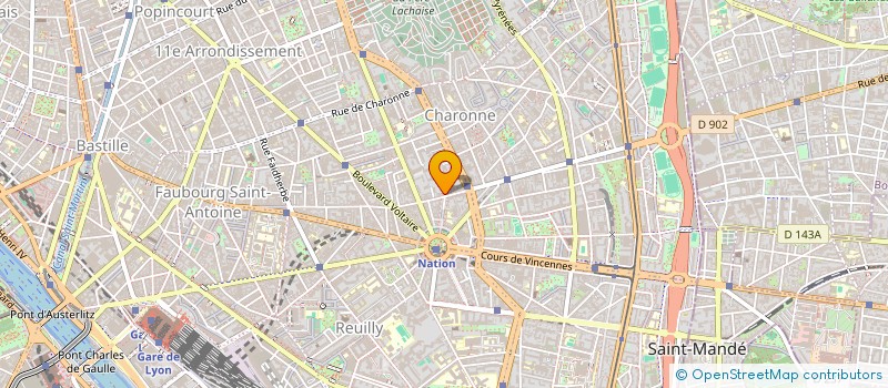 localisation de l'entreprise MONSIEUR MATHIEU BAUTE  PARIS