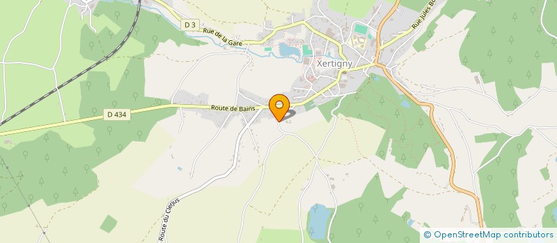 localisation de l'entreprise MONSIEUR MATHIEU BEAUDOIN  XERTIGNY