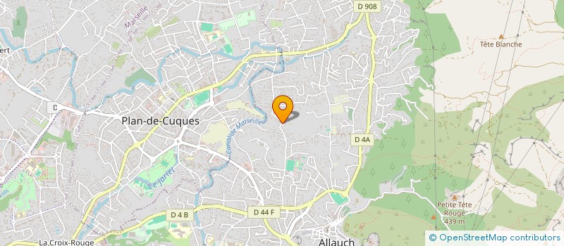 localisation de l'entreprise MONSIEUR MATHIEU BECCARIA  ALLAUCH