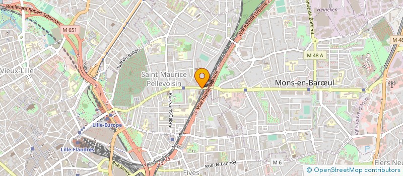 localisation de l'entreprise MONSIEUR MATHIEU BECQUART à LILLE
