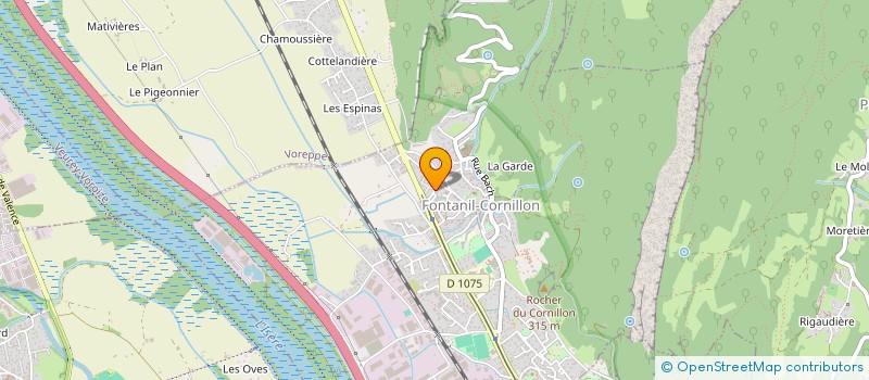 localisation de l'entreprise MONSIEUR MATHIEU BEGEY à FONTANIL-CORNILLON