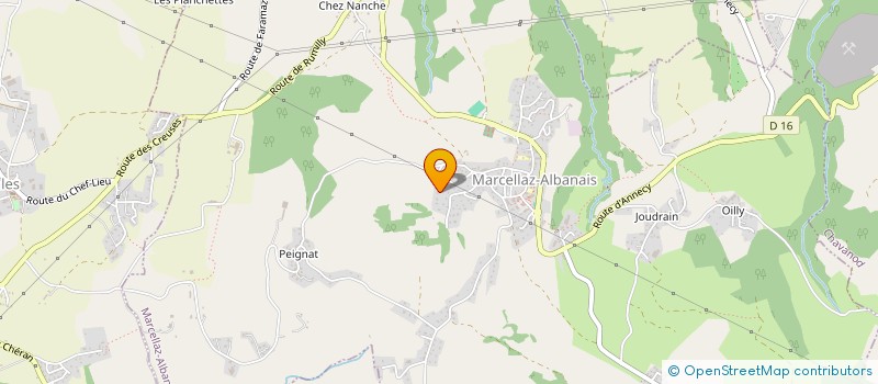 localisation de l'entreprise MONSIEUR MATHIEU BEHAGHEL  MARCELLAZ-ALBANAIS