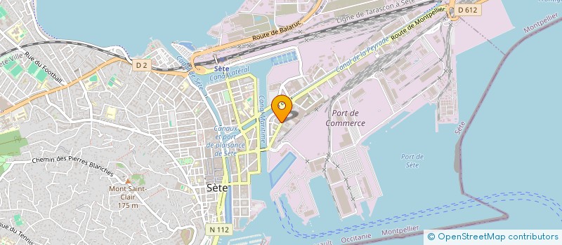 localisation de l'entreprise MONSIEUR MATHIEU BELENGRI à SETE