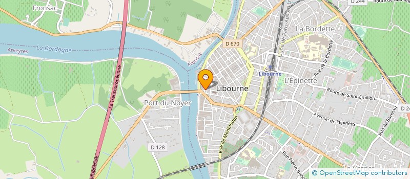 localisation de l'entreprise MONSIEUR MATHIEU BELGY  LIBOURNE