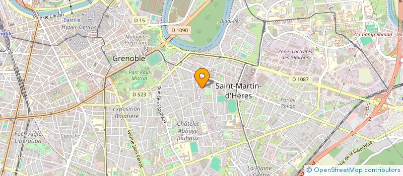 localisation de l'entreprise MONSIEUR MATHIEU BELLE  SAINT-MARTIN-D'HERES