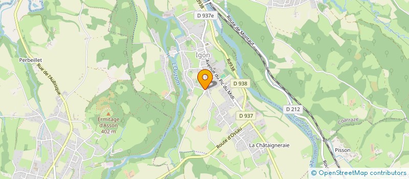 localisation de l'entreprise MONSIEUR MATHIEU BELLOCQ  IGON