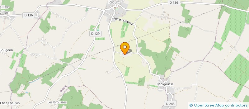 localisation de l'entreprise MONSIEUR MATHIEU BELLUTEAU  RIOUX