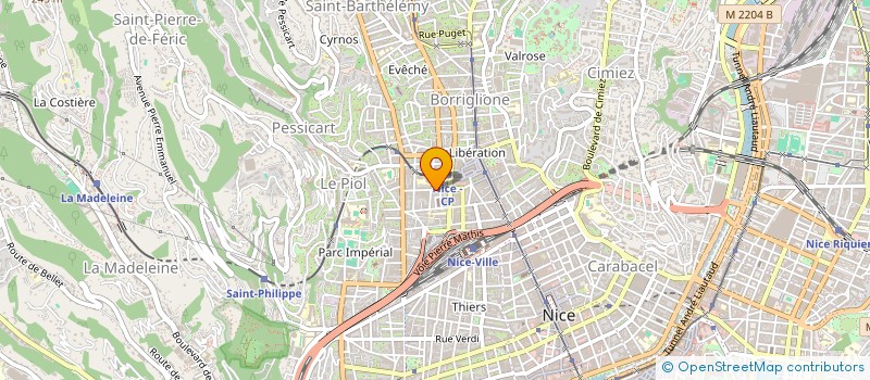 localisation de l'entreprise MONSIEUR MATHIEU BENGUIGUI  NICE