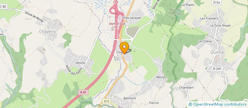 localisation de l'entreprise MONSIEUR MATHIEU BENOIT à ANNECY