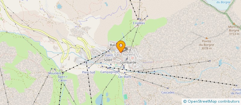 localisation de l'entreprise MONSIEUR MATHIEU BENTZ  LES BELLEVILLE