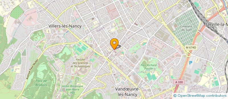 localisation de l'entreprise MONSIEUR MATHIEU BERG  NANCY