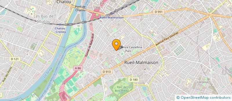 localisation de l'entreprise MONSIEUR MATHIEU BERGER à RUEIL-MALMAISON