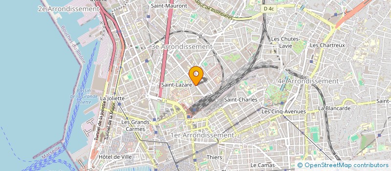 localisation de l'entreprise MONSIEUR MATHIEU BERGERET à MARSEILLE