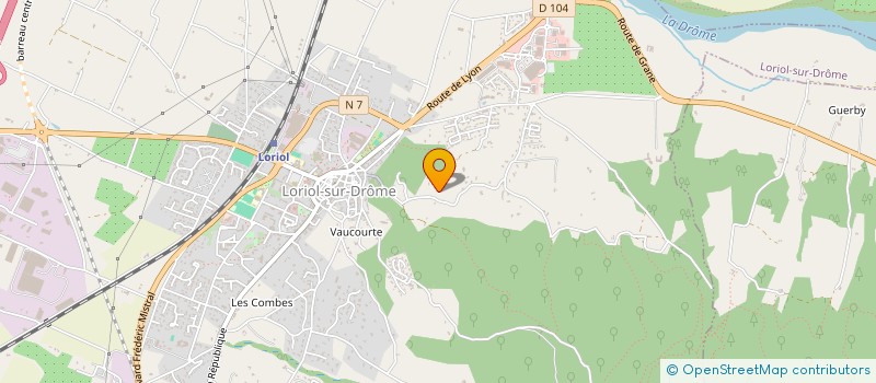 localisation de l'entreprise MONSIEUR MATHIEU BERLE  LORIOL-SUR-DROME