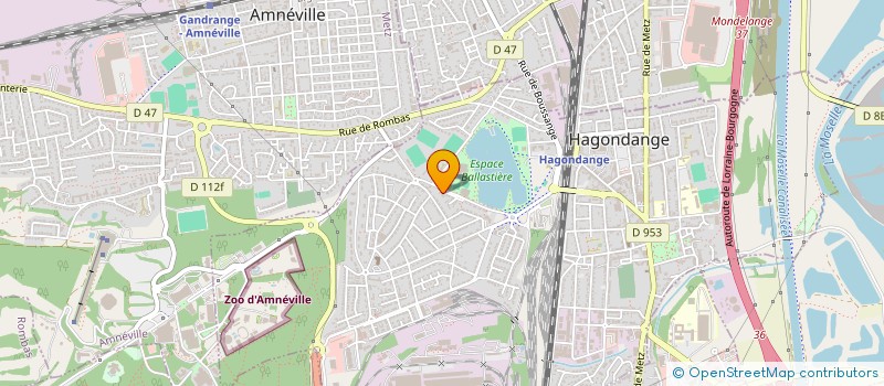 localisation de l'entreprise MONSIEUR MATHIEU BERRUER  HAGONDANGE