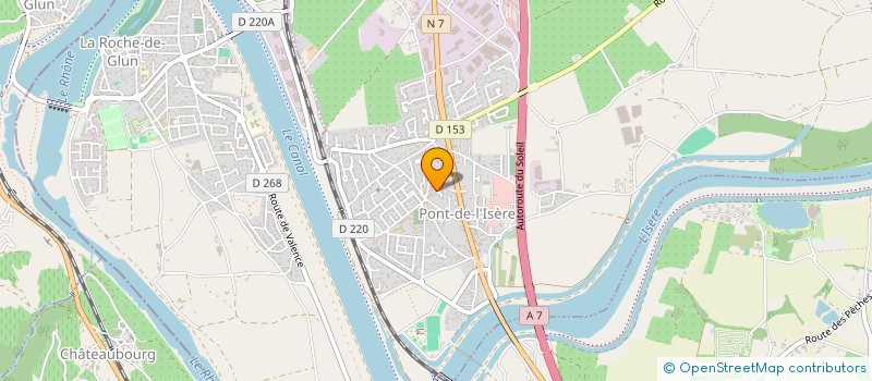 localisation de l'entreprise MONSIEUR MATHIEU BERTHILLOT  PONT-DE-L'ISERE