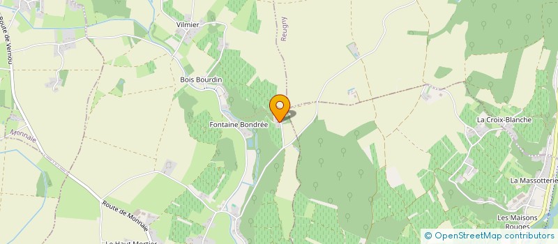 localisation de l'entreprise MONSIEUR MATHIEU BERTHOME  VERNOU-SUR-BRENNE