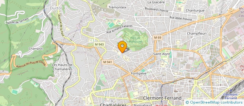 localisation de l'entreprise MONSIEUR MATHIEU BERTIN à CLERMONT-FERRAND