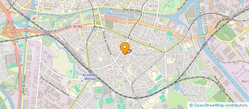 localisation de l'entreprise MONSIEUR MATHIEU BERTOLA à STRASBOURG