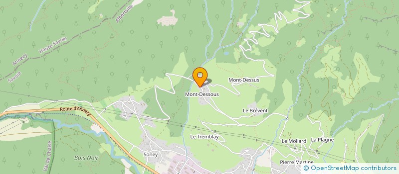 localisation de l'entreprise MONSIEUR MATHIEU BERTOLINI  UGINE