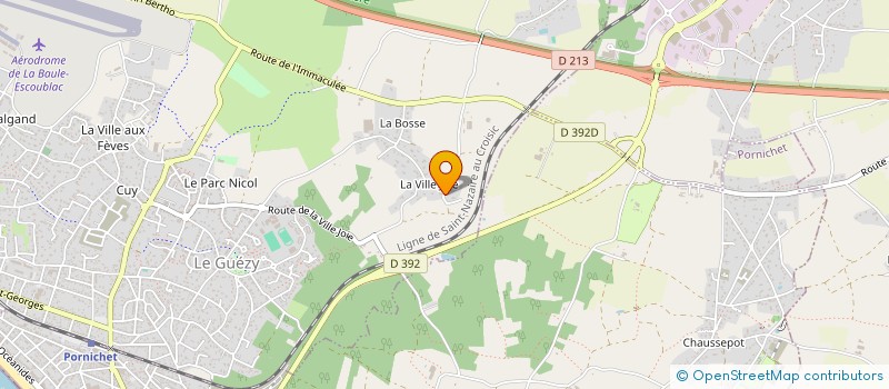 localisation de l'entreprise MONSIEUR MATHIEU BERTRAND à LA BAULE-ESCOUBLAC