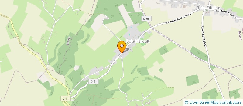 localisation de l'entreprise MONSIEUR MATHIEU BERTRAND à BOIS-HEROULT