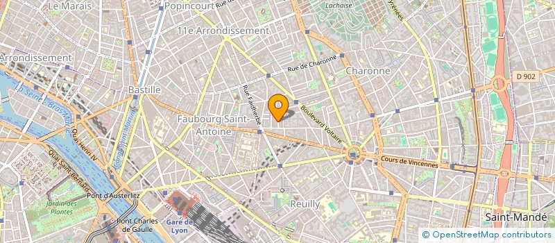 localisation de l'entreprise MONSIEUR MATHIEU BERTRAND  PARIS