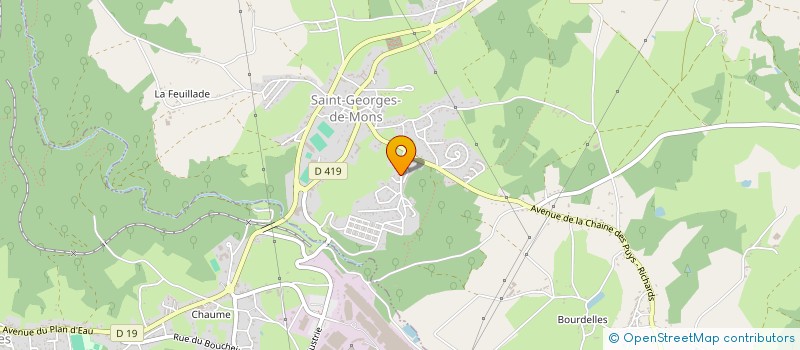 localisation de l'entreprise MONSIEUR MATHIEU BESANCENEZ  SAINT-GEORGES-DE-MONS