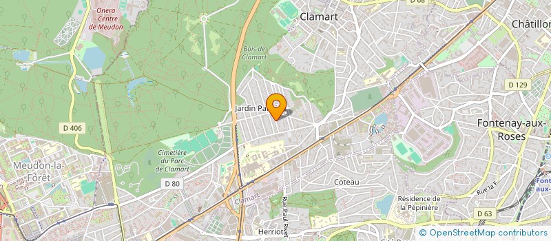 localisation de l'entreprise MONSIEUR MATHIEU BESSON à CLAMART