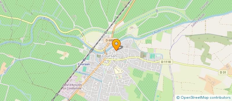 localisation de l'entreprise MONSIEUR MATHIEU BESSON  COURSAN