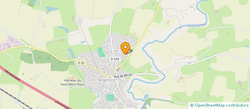 localisation de l'entreprise MONSIEUR MATHIEU BETON  ARGENTRE