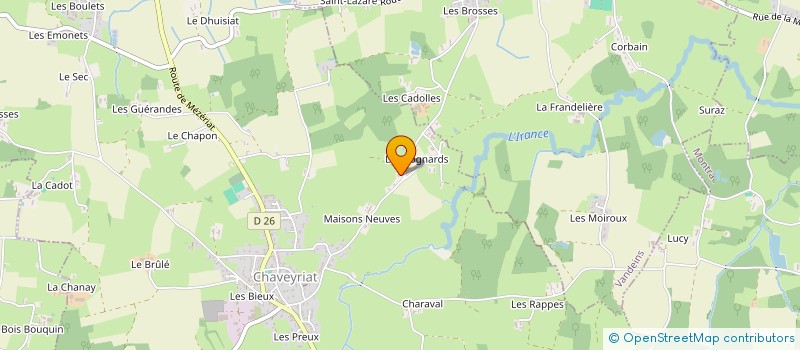 localisation de l'entreprise MONSIEUR MATHIEU BIANCHETTI à CHAVEYRIAT