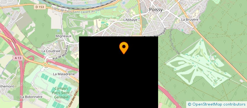 localisation de l'entreprise MONSIEUR MATHIEU BIGOT  POISSY