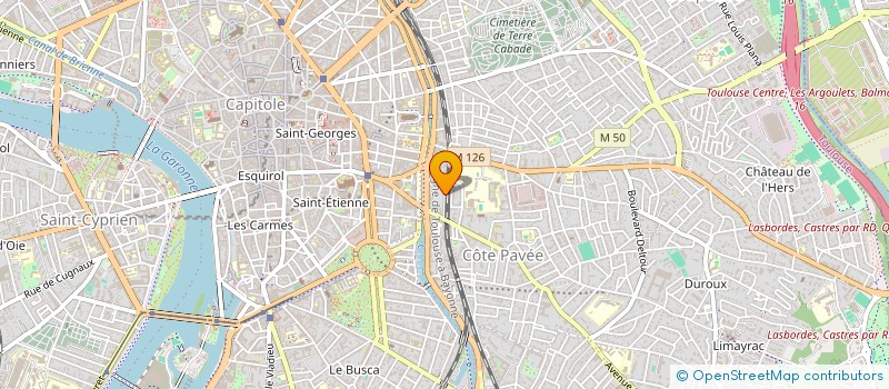 localisation de l'entreprise MONSIEUR MATHIEU BILLARD à TOULOUSE