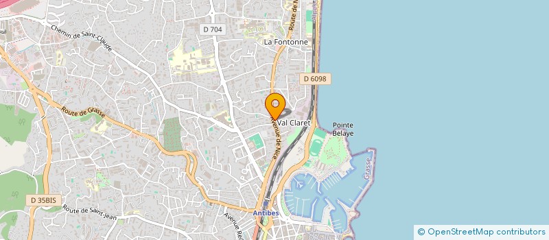 localisation de l'entreprise MONSIEUR MATHIEU BIZART à ANTIBES